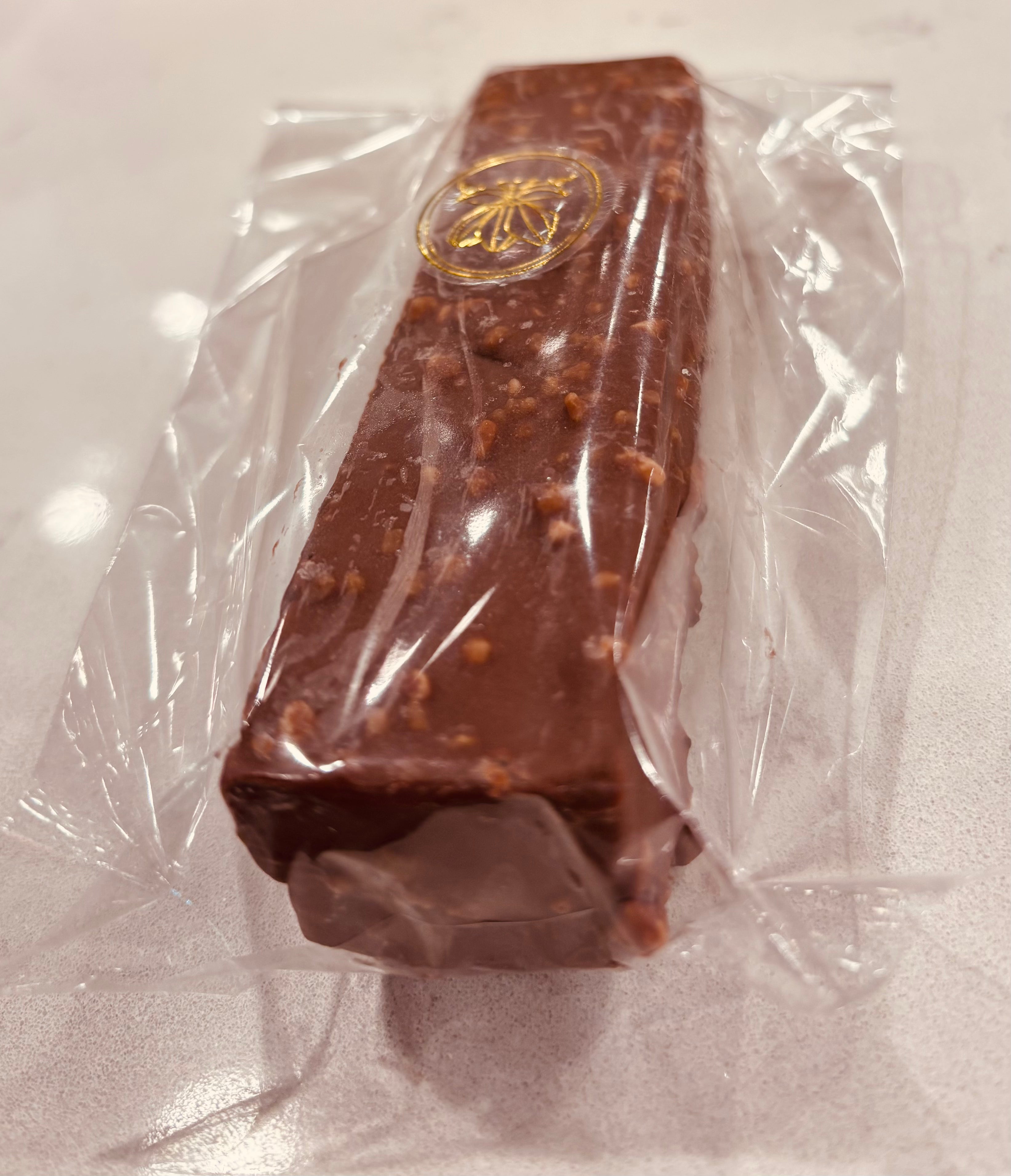 Financier Milk  Chocolate Ganache snack bar - Gluten free