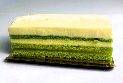Pandan Coconut Opera - Gluten free